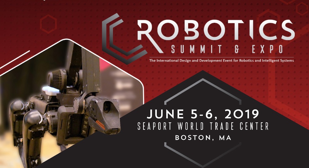 Don’t miss these sessions at the Robotics Summit & Expo 2019