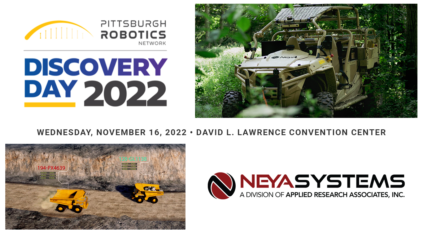 Featured image for “Neya Systems to exhibit at Pittsburgh Discovery Days”