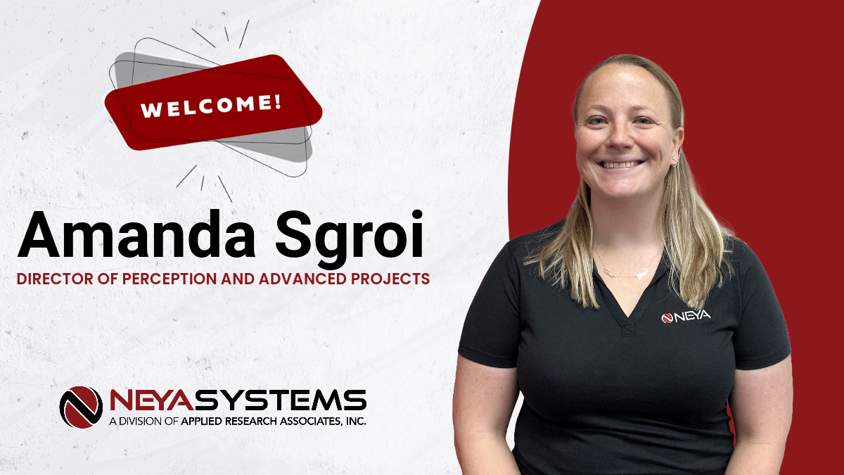 Featured image for “Dr. Amanda Sgroi Rejoins Neya Systems as Director of Perception and Advanced Projects ”